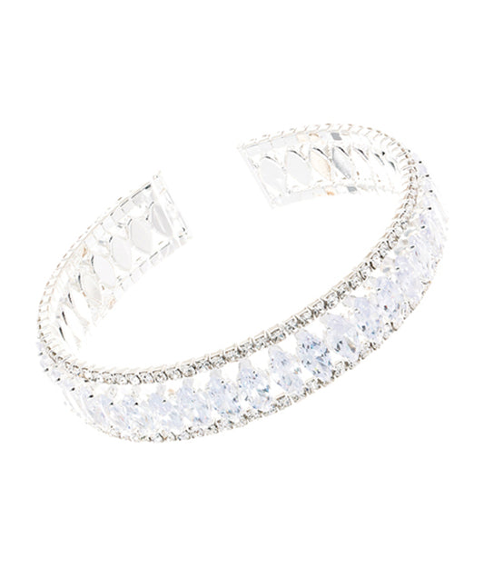 CZ & Crystal Marquise Stone Bracelet