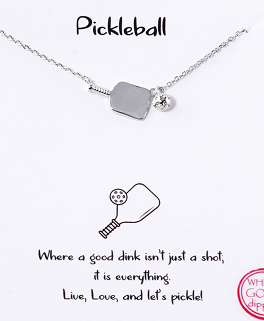 Pickleball Paddle Necklace