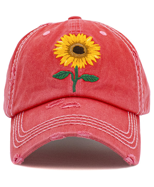 Sunflower Washed Vintage Ball Cap