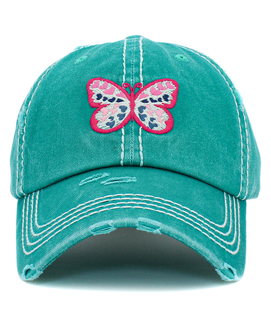 Butterfly Washed Vintage Ball Cap