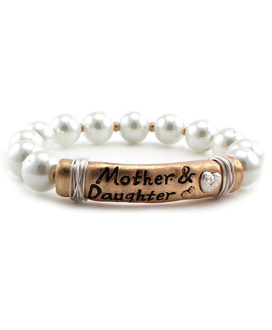 Mother & Daughter Pearl Bracelet
