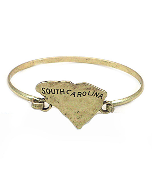 South Caroline State Wire Bracelet
