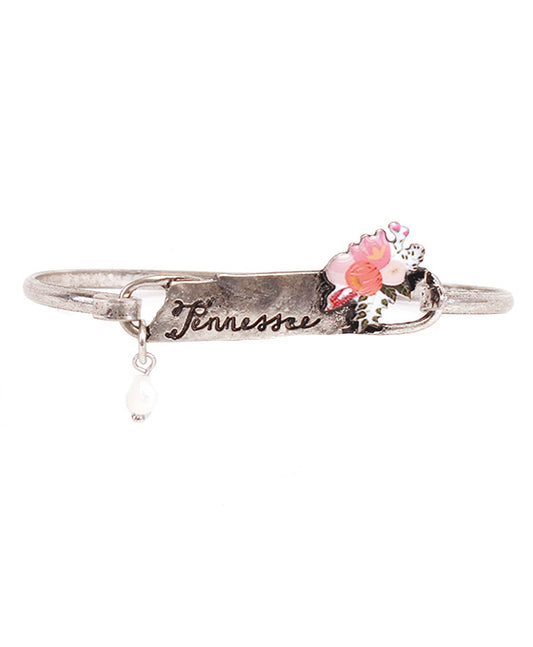 Tennessee State Floral Wire Bracelet