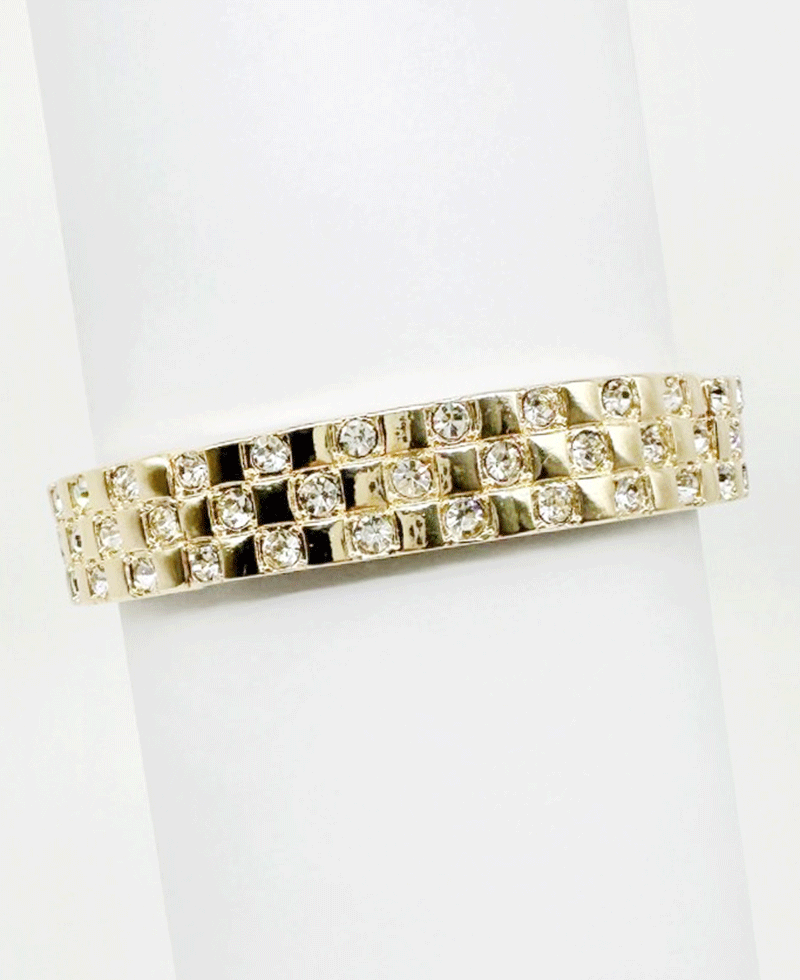 Multi Row w/ Stone Bracelet