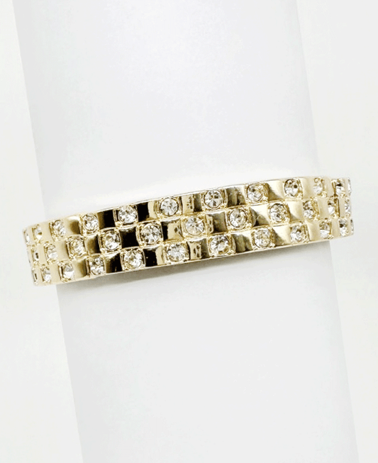 Multi Row w/ Stone Bracelet