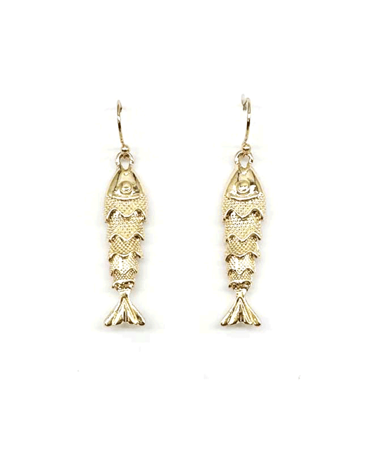 Metal Fish Earring