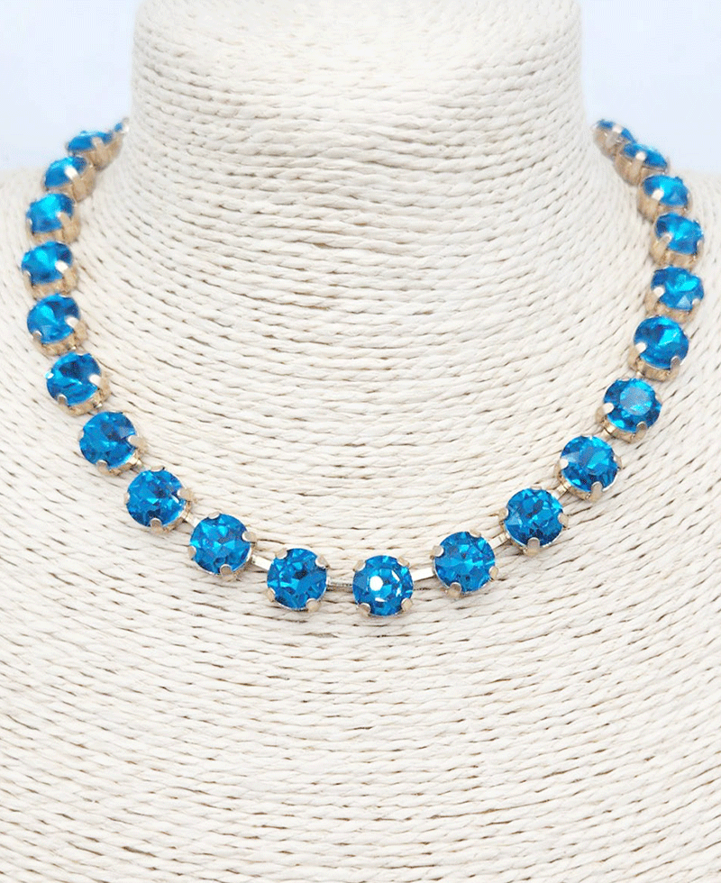 Crystal Tennis Style Necklace