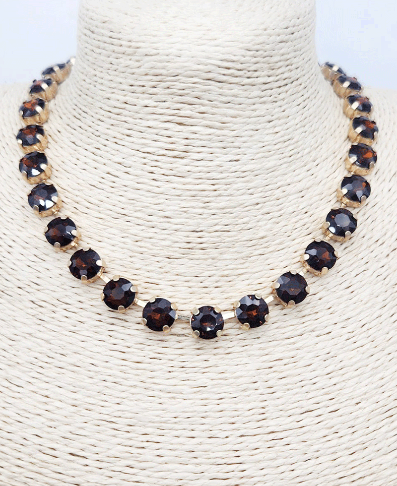 Crystal Tennis Style Necklace