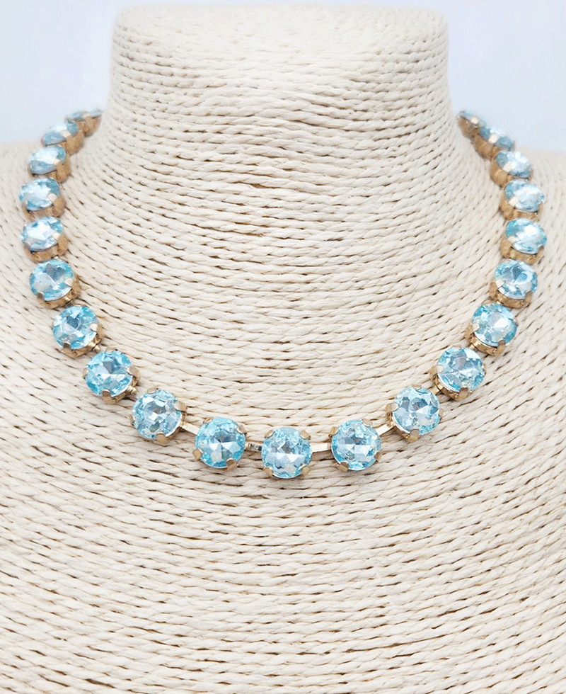 Crystal Tennis Style Necklace