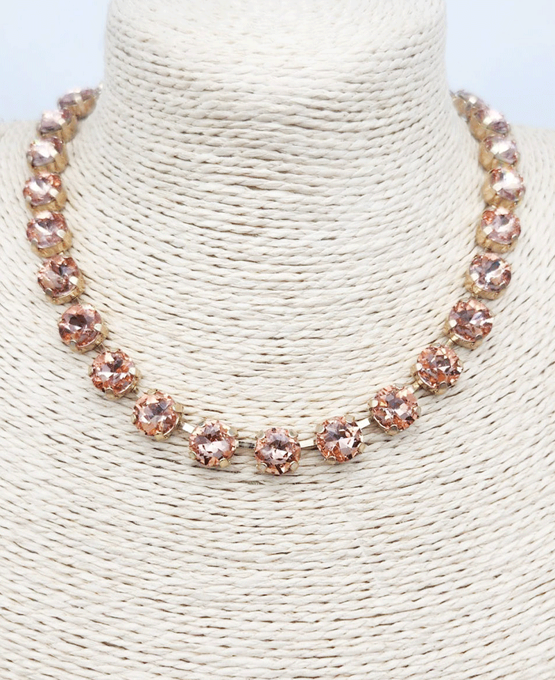 Crystal Tennis Style Necklace