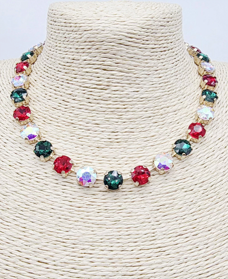 Crystal Tennis Style Necklace