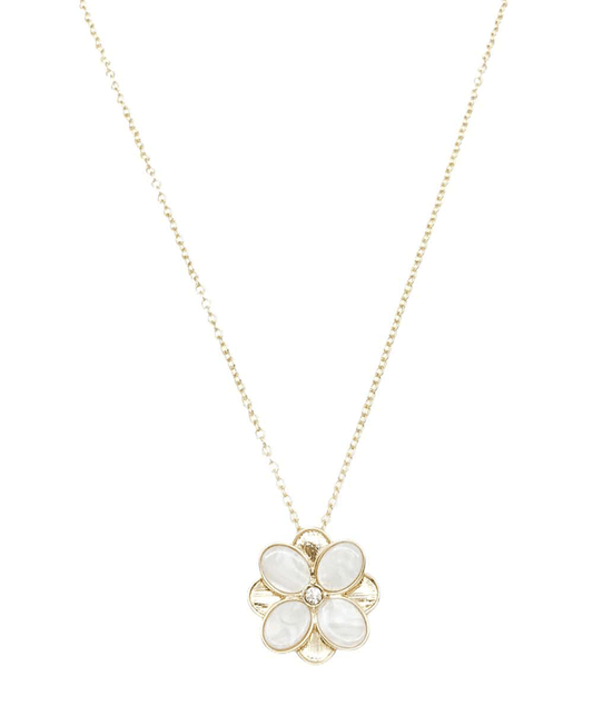 MOP Petals Pendant Necklace