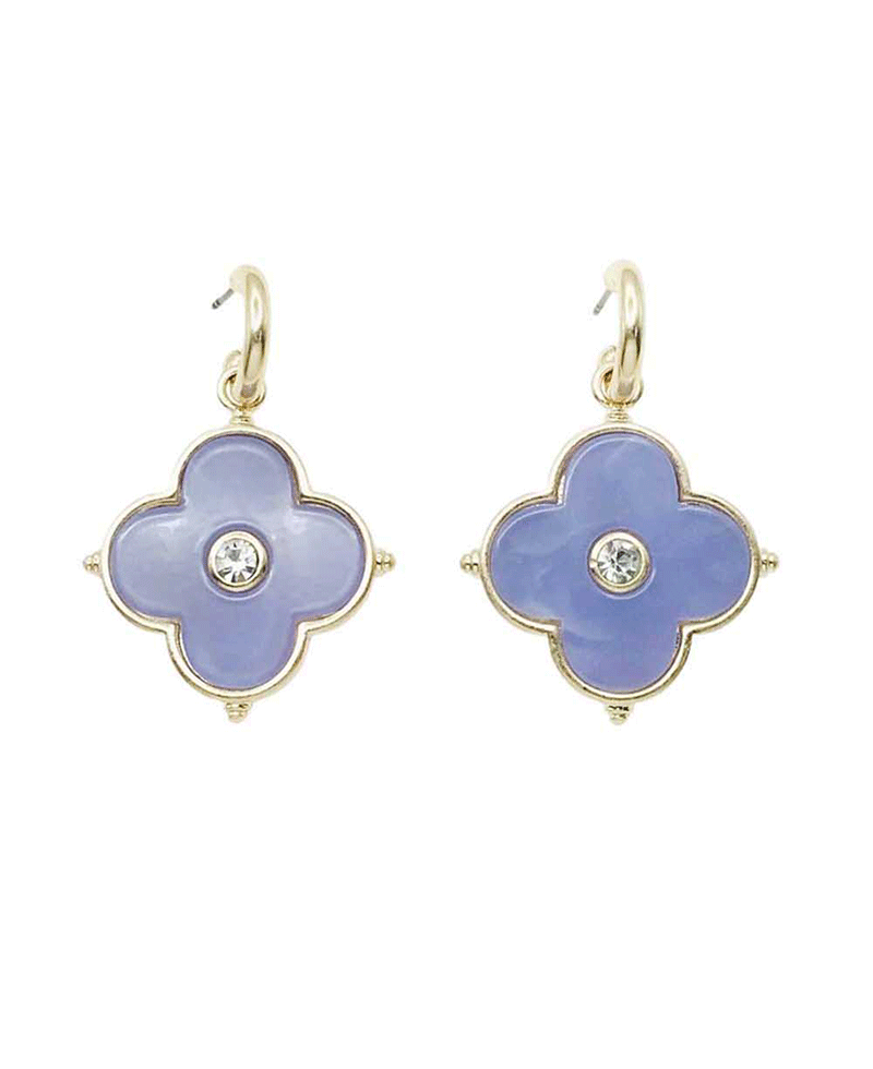 Quatrefoil Clover Earring