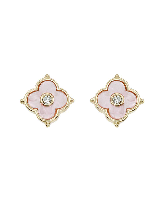 Quatrefoil Clover Post Earring