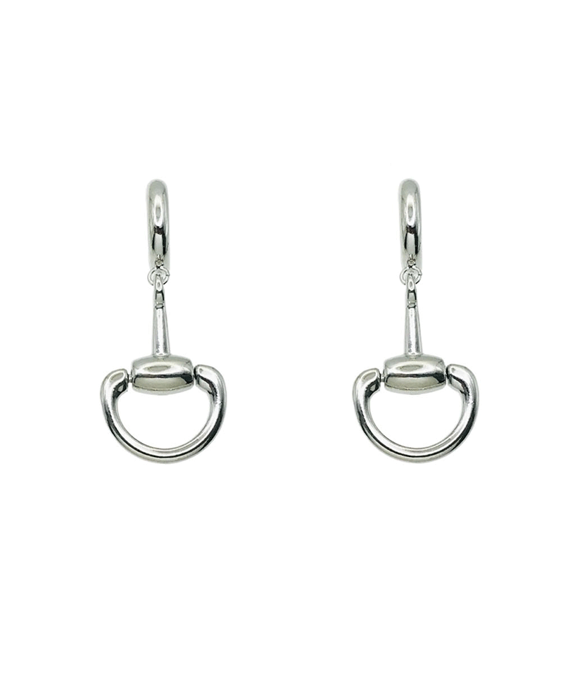 Horsebit Drop Earring