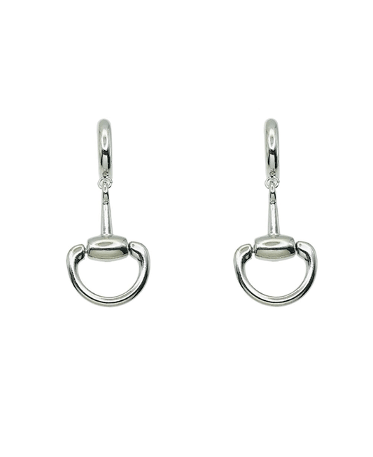 Horsebit Drop Earring