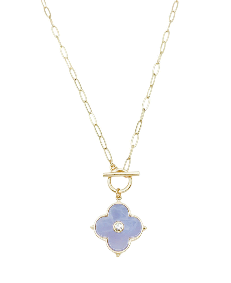 Quatrefoil Clover Chain Necklace