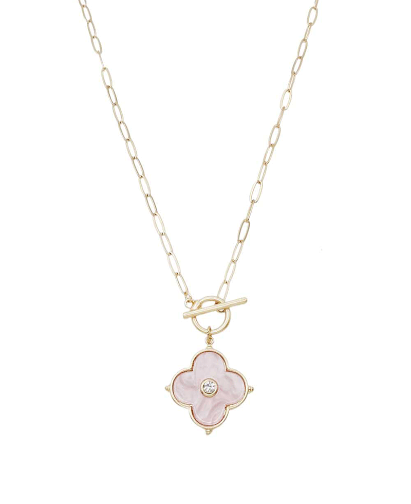 Quatrefoil Clover Chain Necklace