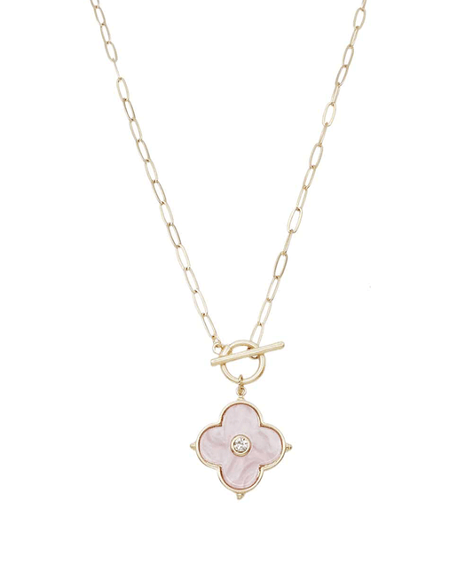Quatrefoil Clover Chain Necklace