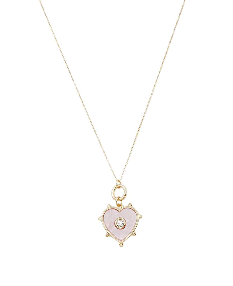 Gold Plated Heart Chain Necklace