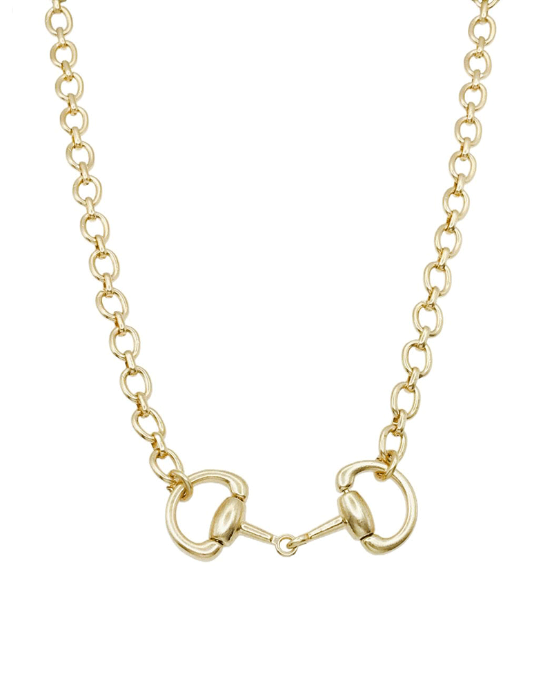 Horsebit Chain Necklace