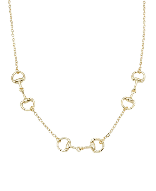 Horsebit Link Necklace