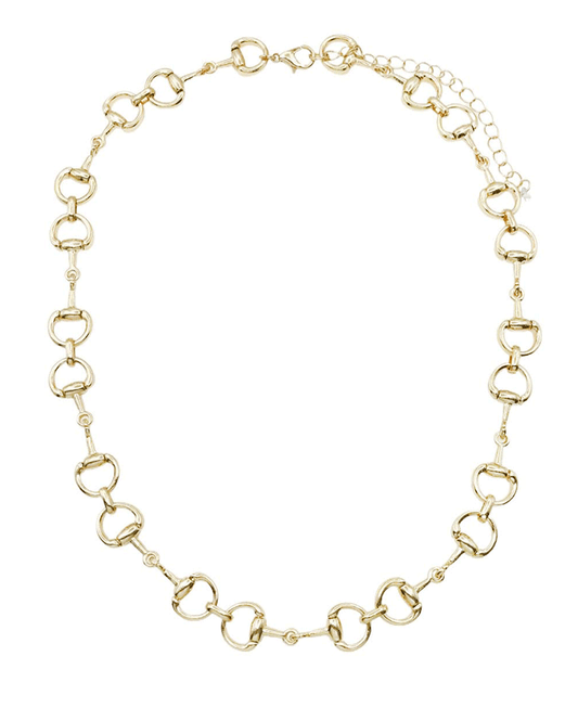 Horsebit Chain Link Necklace