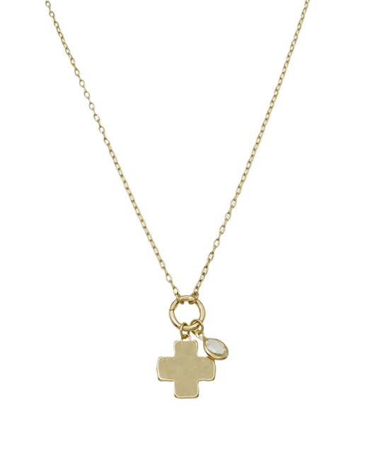 Cross w/ Charm Necklace