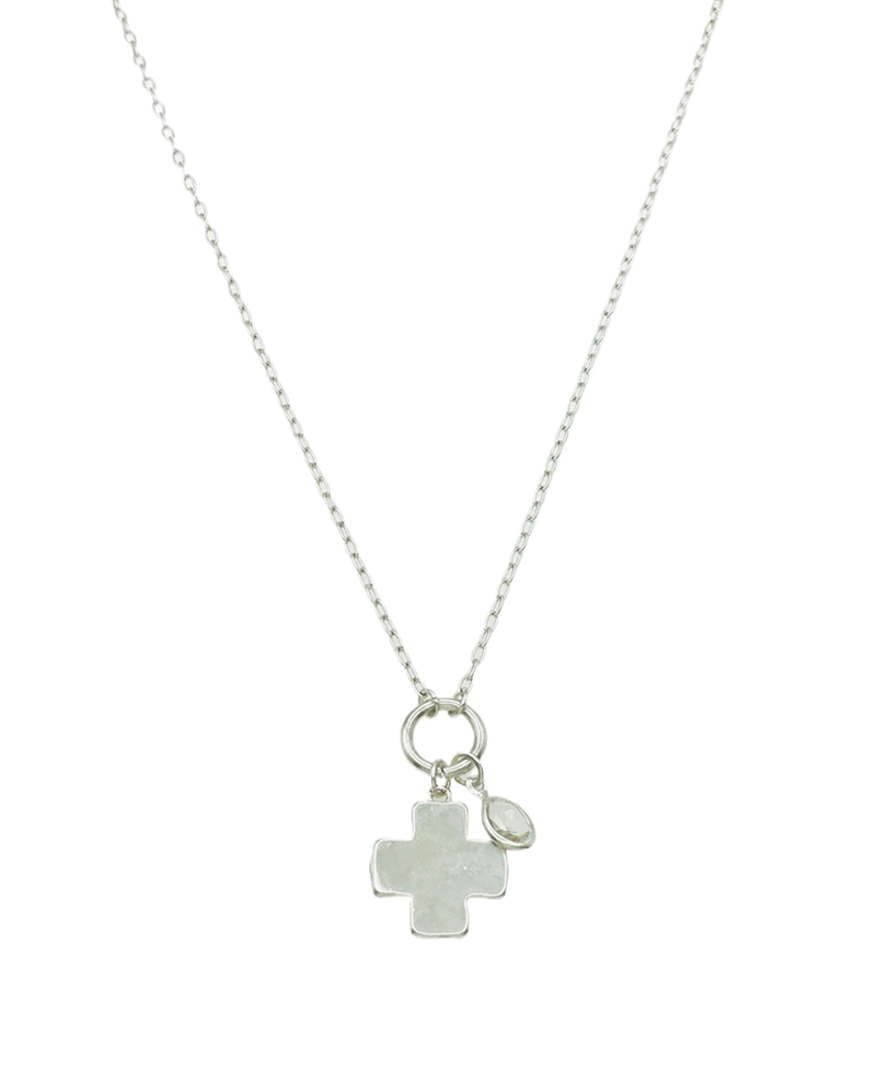 Cross w/ Charm Necklace