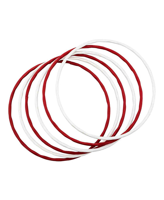 Paint Metal 6 Set Bangle Bracelet