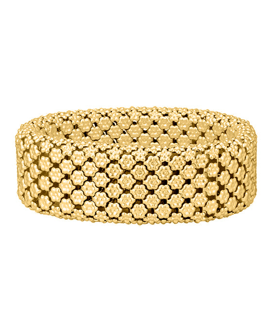 Metal Texture Stretch Bracelet