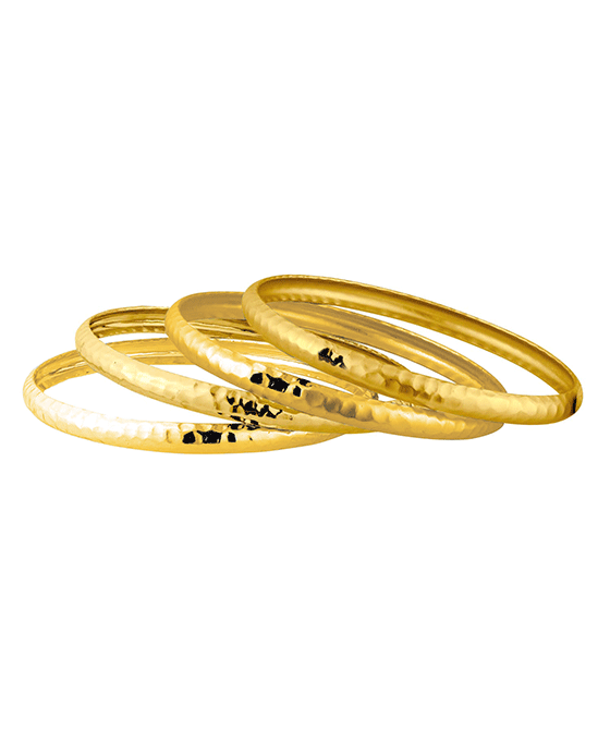 Metal Hammered Texture Bangle
