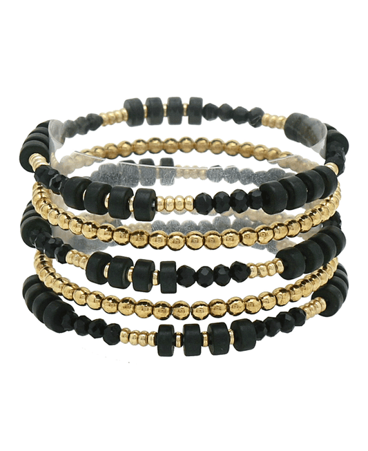 Multi Bead 5 Set Bracelet