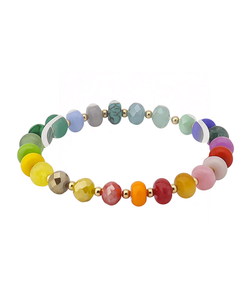Multi Bead Stretch Bracelet