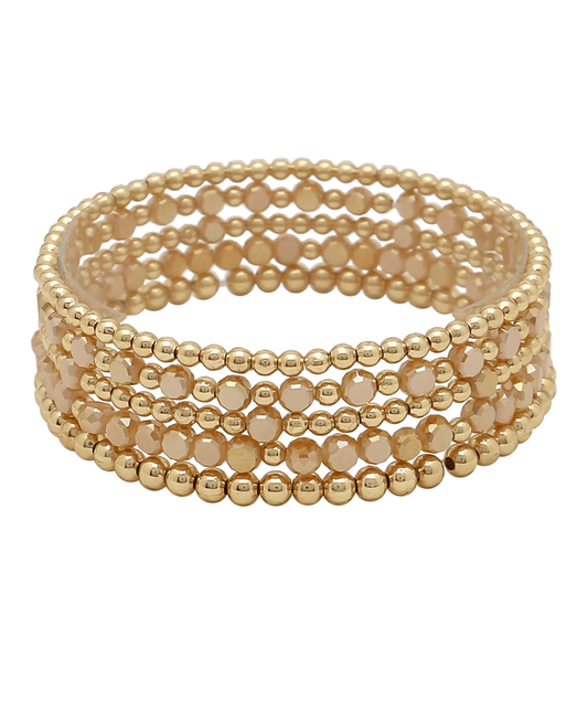 Multi Bead 5 Set Bracelet