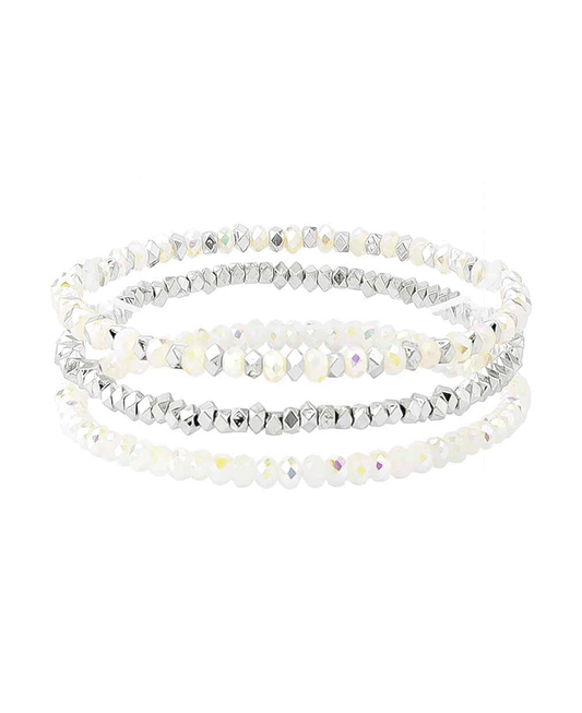 CCB & Glass Bead Bracelet