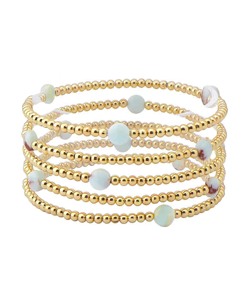 CCB w/ Stone 5 Set Bracelet