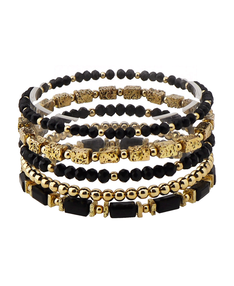 Multi Bead Stretch Bracelet