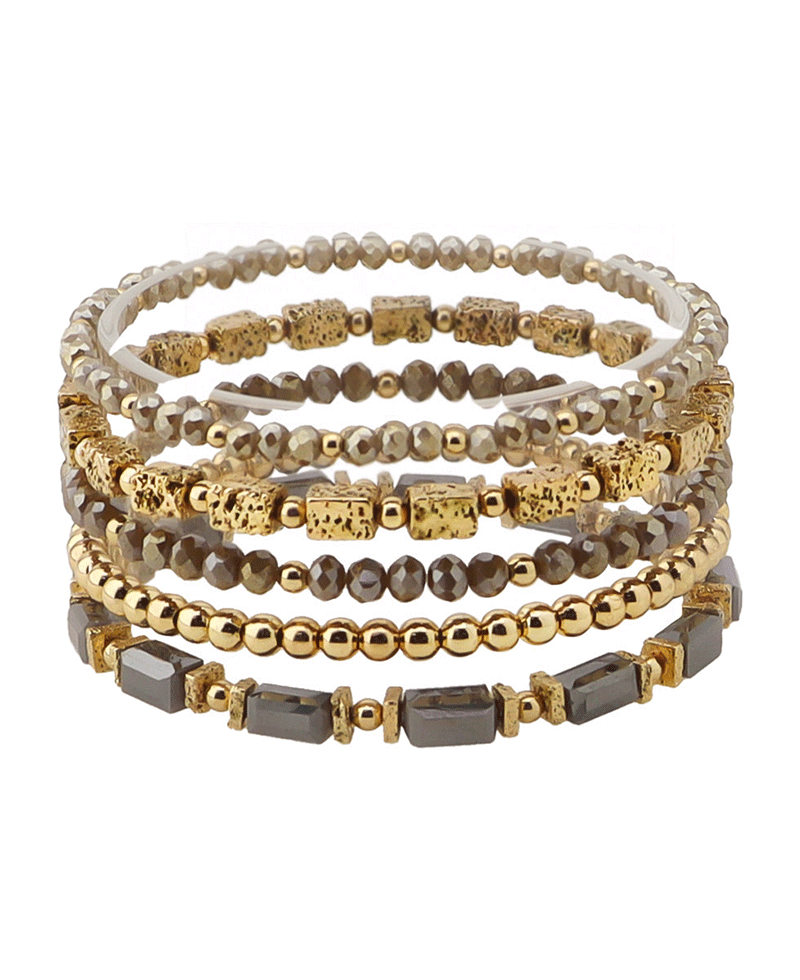 Multi Bead Stretch Bracelet