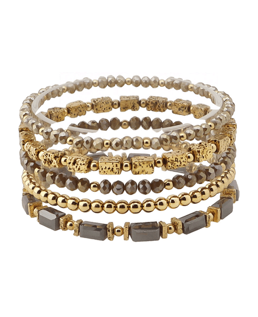 Multi Bead Stretch Bracelet