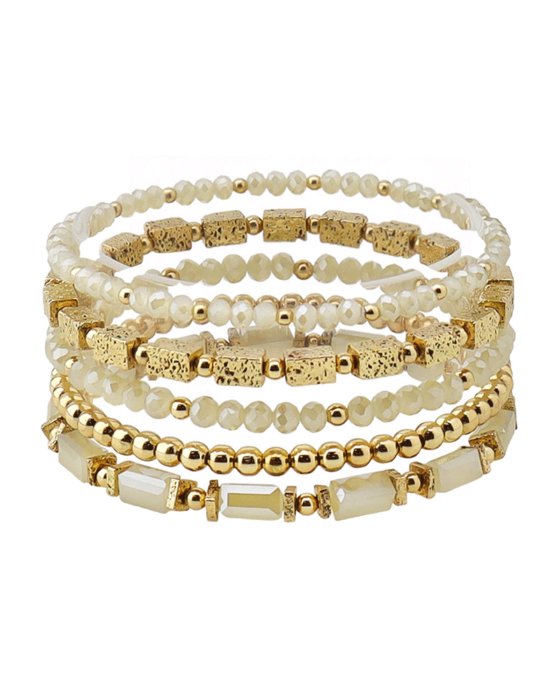 Multi Bead Stretch Bracelet