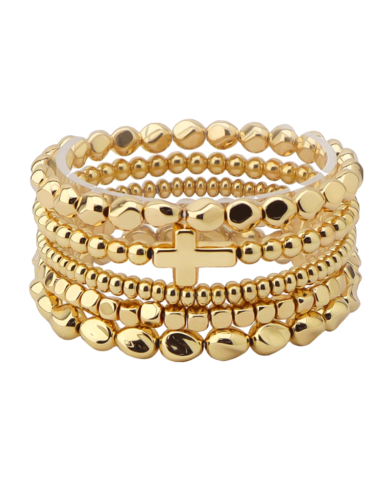 Cross Accent Multi CCB Bracelet