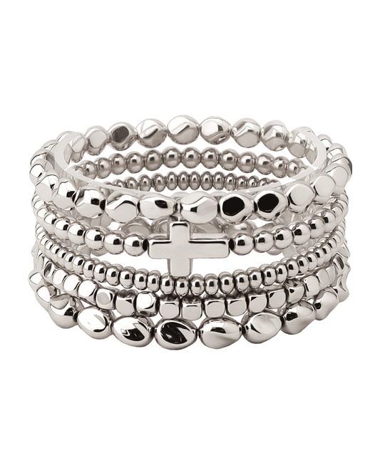 Cross Accent Multi CCB Bracelet