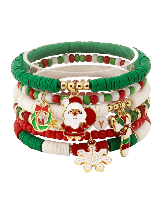 Multi Charm Christmas Bracelet