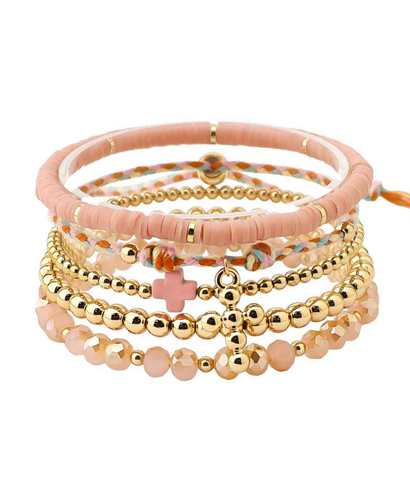 Multi Bead Stackable Bracelet