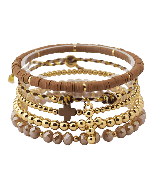 Multi Bead Stackable Bracelet