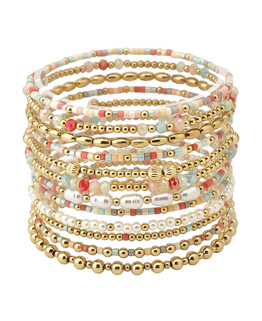 Multi Bead Stackable Bracelet
