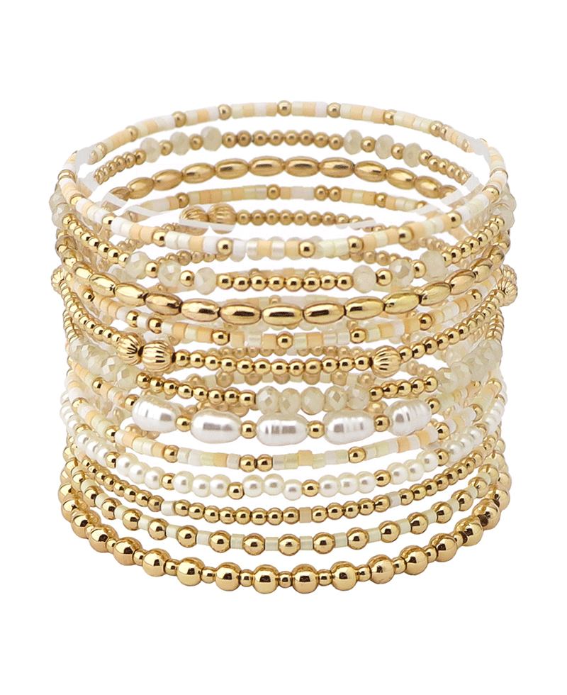 Multi Bead Stackable Bracelet