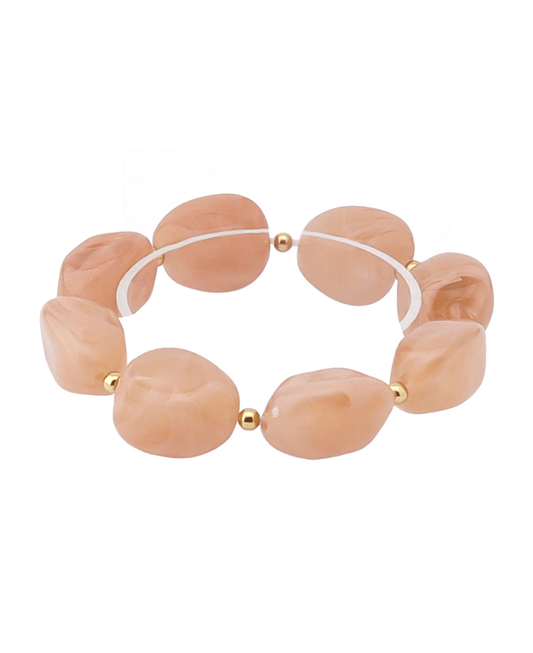 Multi Shape Bead Stretch Bracelet