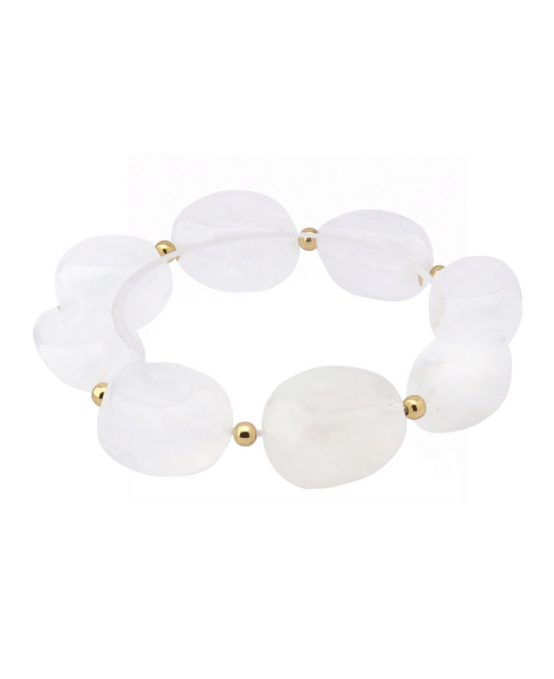 Multi Shape Bead Stretch Bracelet